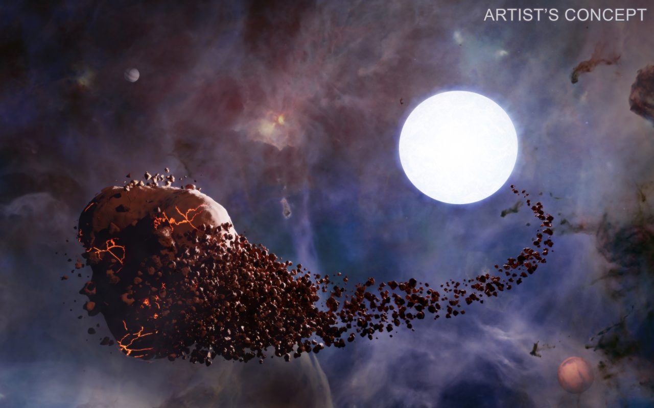 らせん星雲」の白色矮星から届くX線は破壊された惑星に由来する