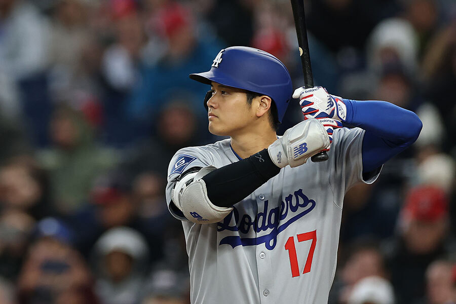 サイクル王手の大谷翔平に敵地実況まで“ワクワク” 四球に