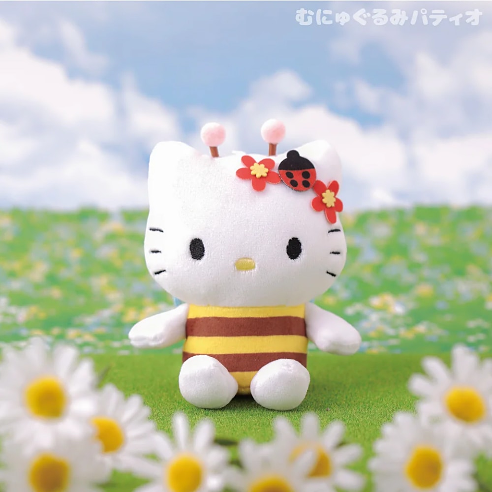 ハローキティ　てんとう虫ぬいぐるみ サンリオ ハローキティ てんとう虫キティ ぬいぐるみ レトロ