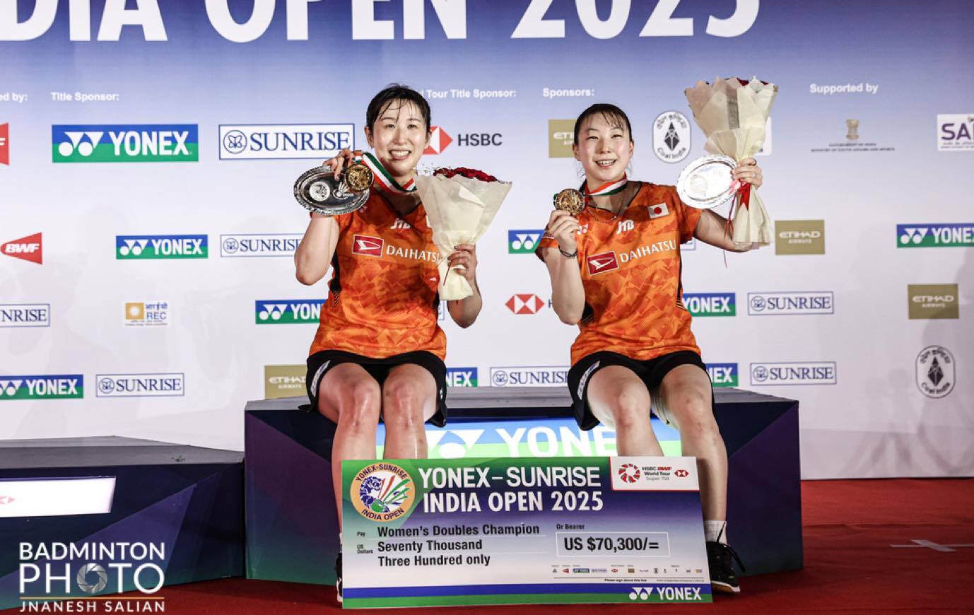バドミントン】2025年女子ダブルス日本代表の櫻本絢子が代表を