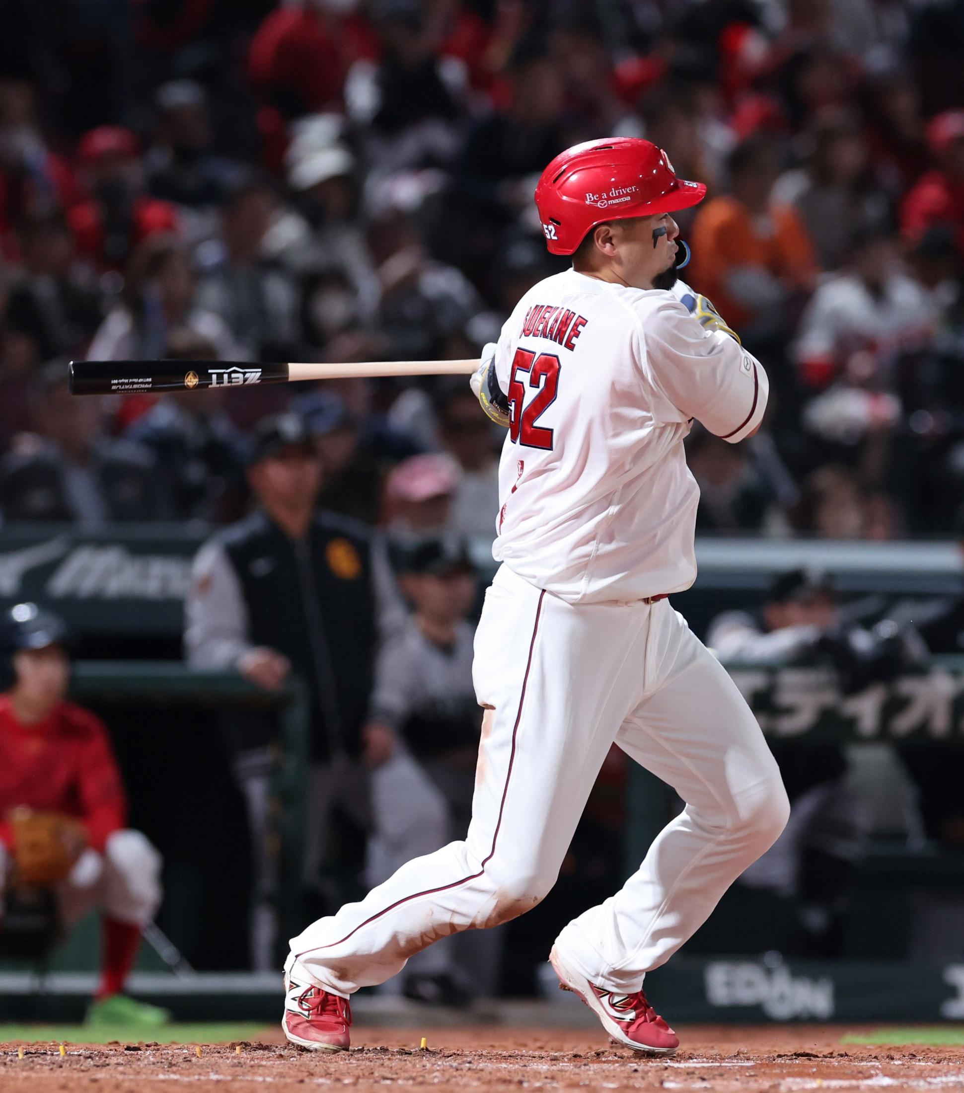 広島カープ末包選手バット 本物 早い者勝ちです‼️ - バット