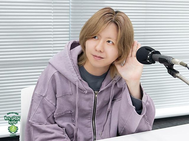 Mrs. GREEN APPLE藤澤涼架「気になっていたアニメだったので Mrs. GREEN APPLE藤澤涼架「気になっていたアニメだったので