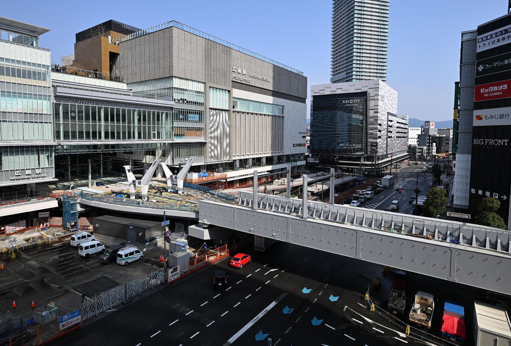 広島電鉄の「駅前大橋線」開通8月2日で調整　全国初、JR駅へ高架乗り入れ（中国新聞デジタル） - Yahoo!ニュース