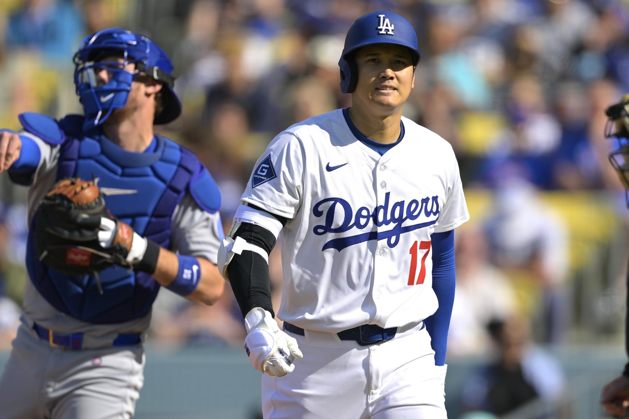 ドジャース・大谷翔平、2打席連続で空振り三振 一回の1イニング2