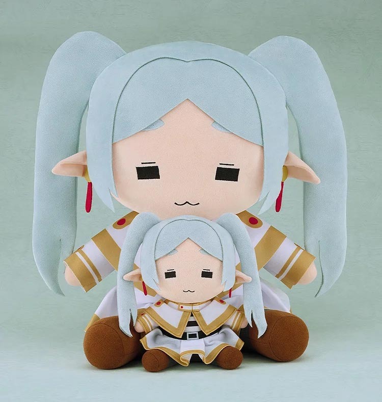 でかっ…フリーレンとミミックのぬいぐるみ登場 喰われっぷりも