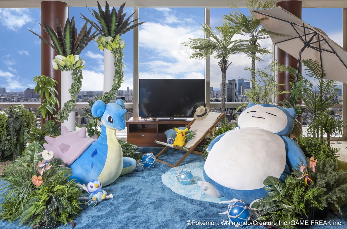 巨大なカビゴン 全長約1.5m、超巨大な「絶対に起こしたいカビゴンクッション