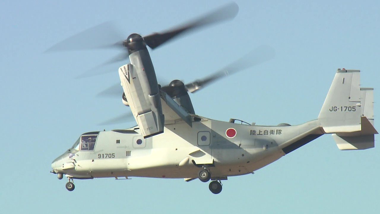 陸上自衛隊オスプレイ 7月9日に「佐賀駐屯地」開設 木更津から 陸上自衛隊オスプレイ 7月9日に「佐賀駐屯地」開設 木更津から