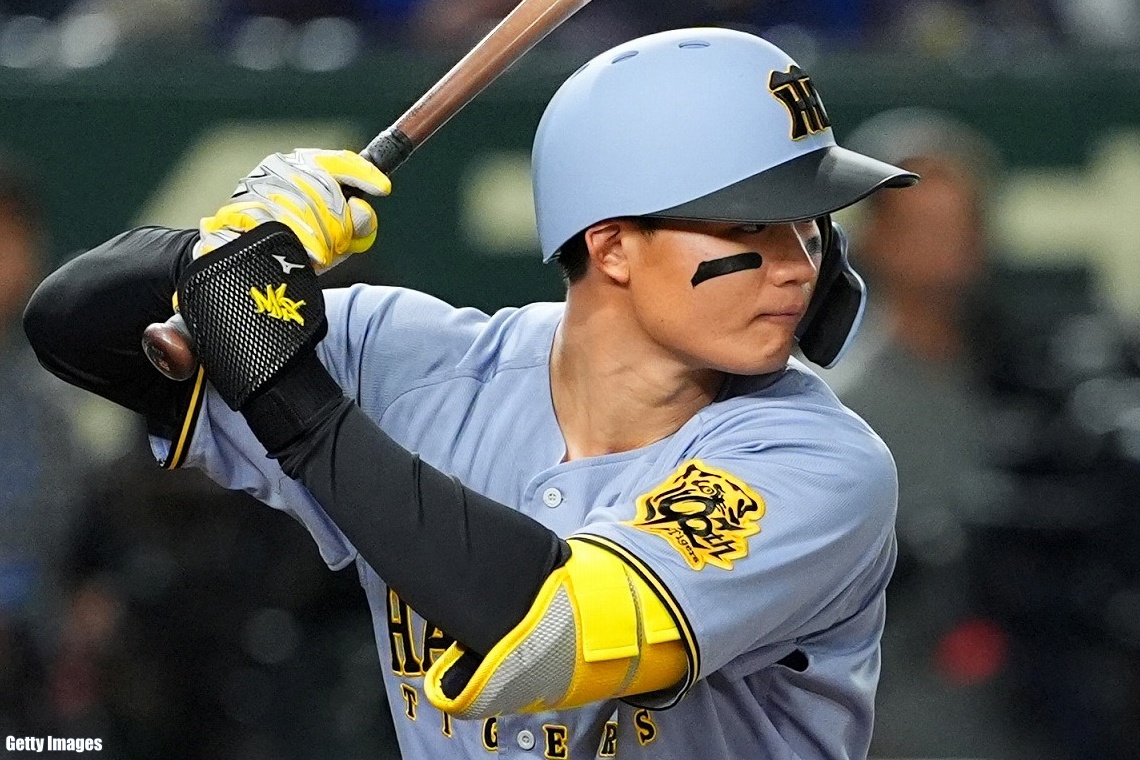 阪神タイガース北条選手バッティンググラブ