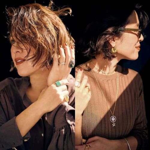 YAAcc大草直子さんワイエーアクナチュラルウッド×クリスタル