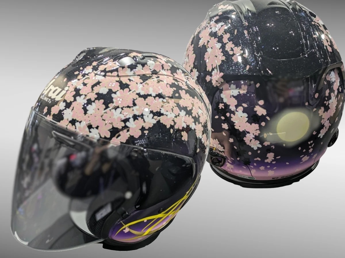 新製品】Arai VZ-Ramに新グラフィック「宵桜」登場！ 東単限定