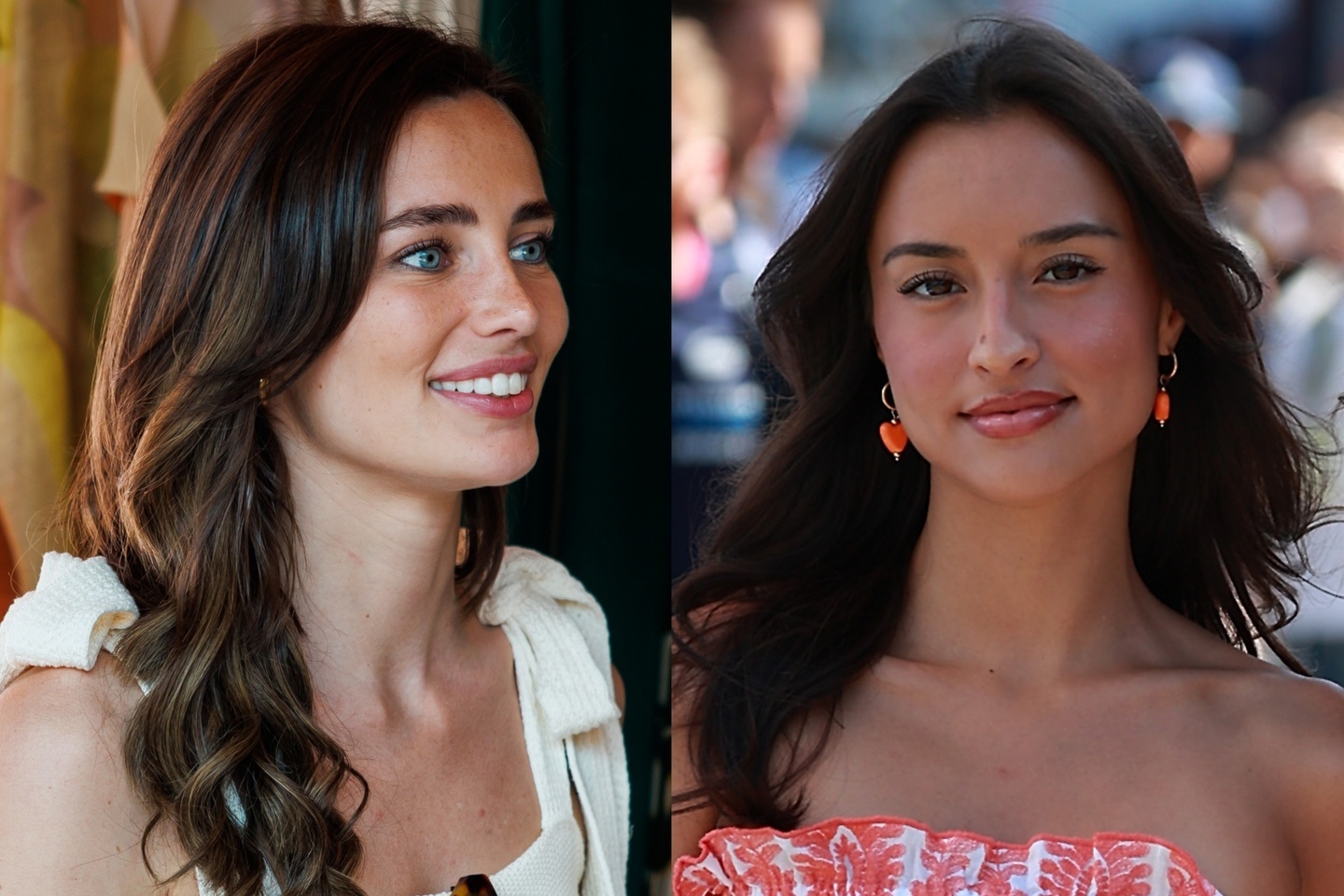 思わず見惚れちゃう」F1パドックに現われた美女2人。ルクレール