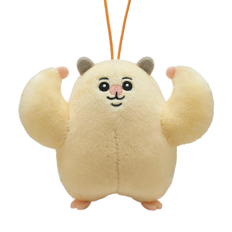 ムキムキのハムちゃん】手のひらいっぱいのBIGサイズぬいぐるみ