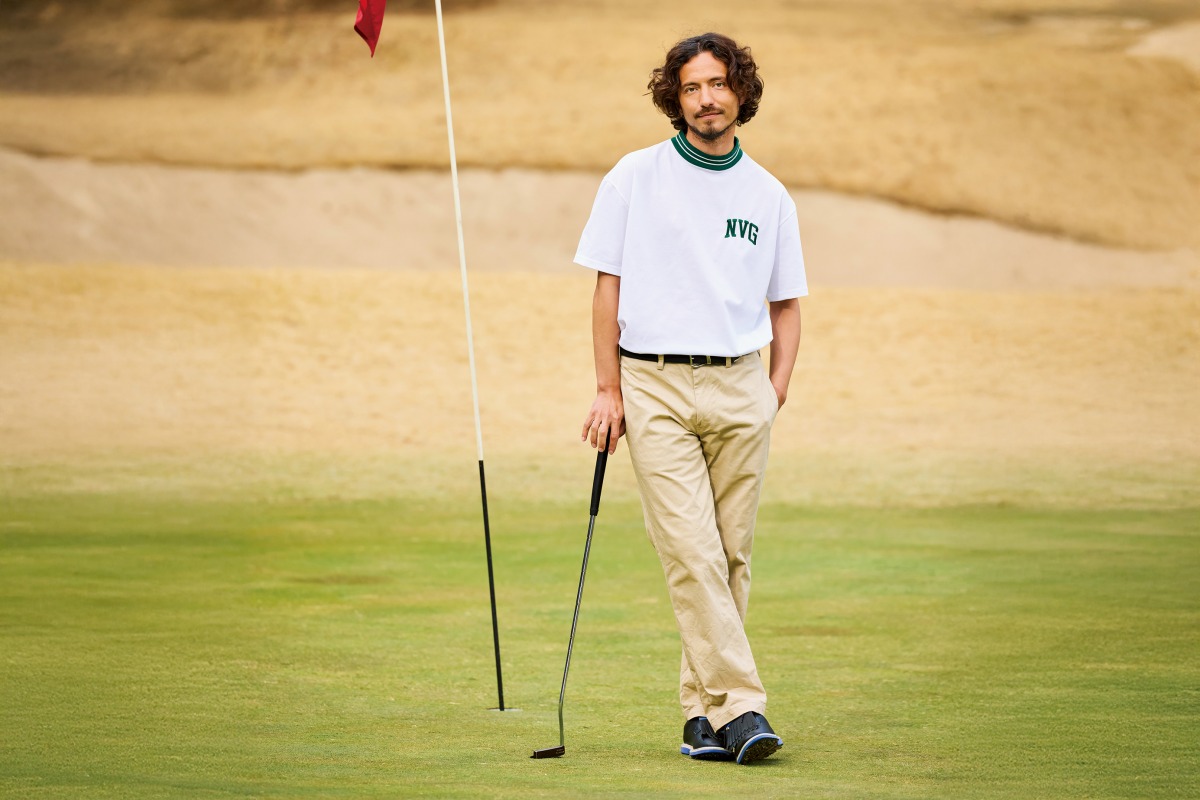 NEW VINTAGE GOLF モックネックシャツ