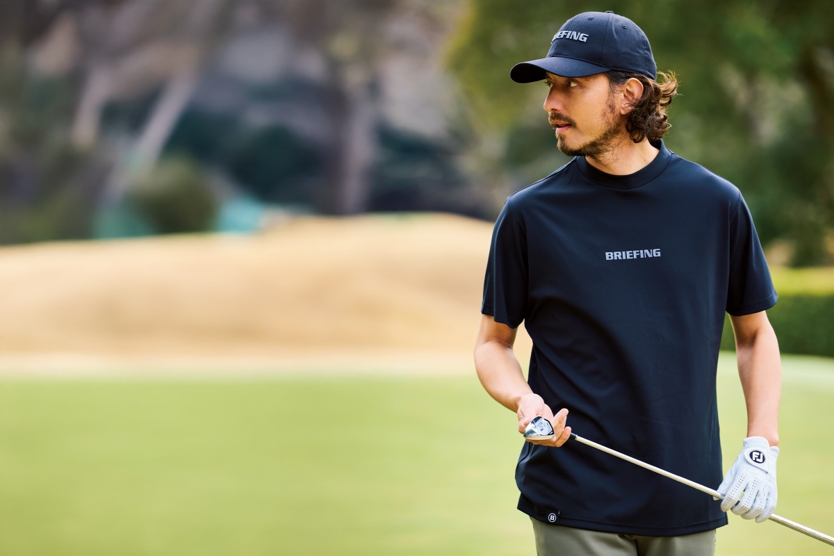 オリジナル BRIEFING GOLF EVEN】黒でキメる大人ゴルファーの別注 × メンズウェア