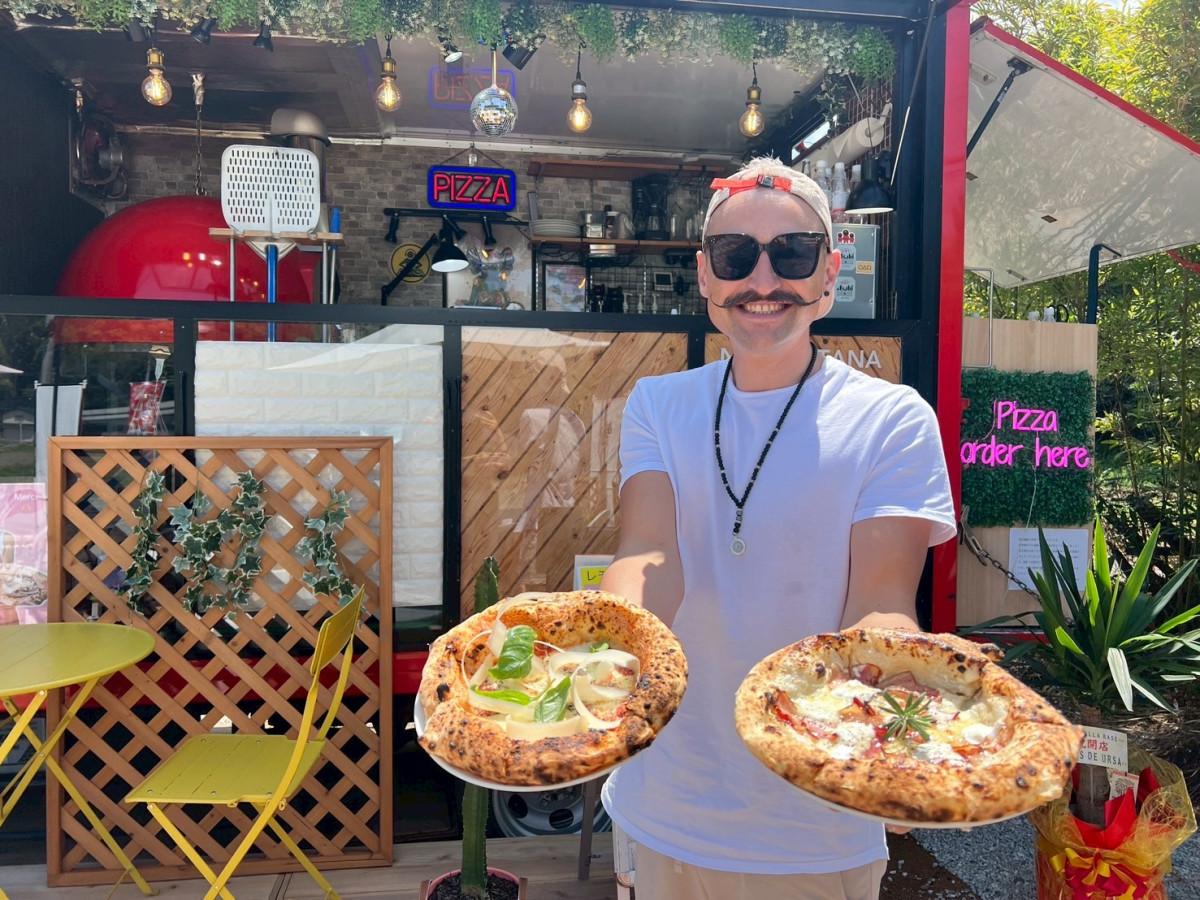 飯塚にピザ専門店 フランス人男性、キッチンカーでの営業経て 飯塚にピザ専門店 フランス人男性、キッチンカーでの営業経て