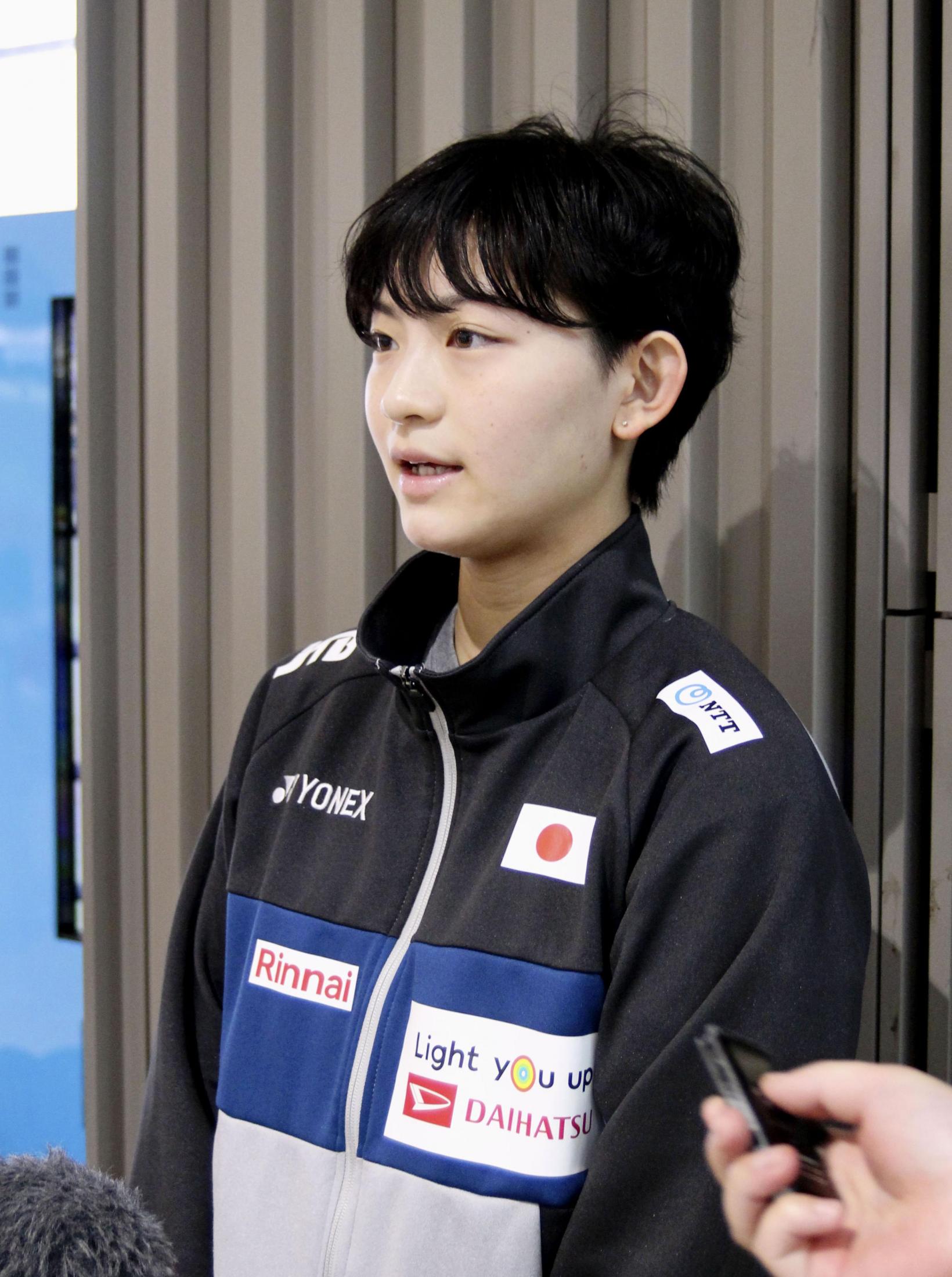 宮崎友花選手着用YONEX バドミントンゲームシャツ 日本代表 宮崎友花選手着用YONEX バドミントンゲームシャツ 日本代表