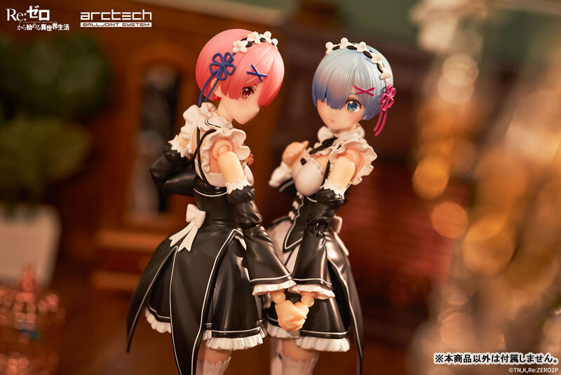 リゼロ「レム＆ラム」が可動フィギュアに！付属品豪華で“猫耳”も