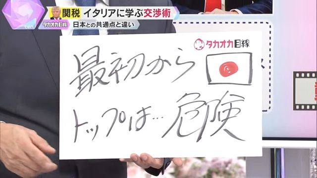 今後の交渉のモデルケースとなるか？