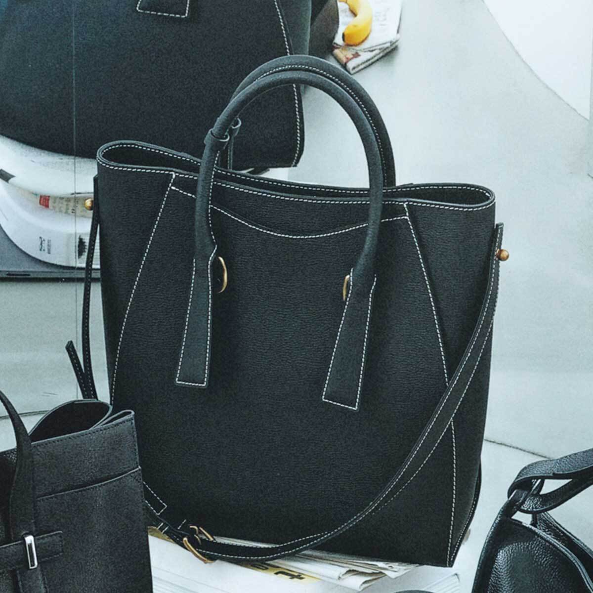超激安 ロンシャン、ヴァジックetc.【シゴデキ黒バッグ4選】かっちり バッグ
