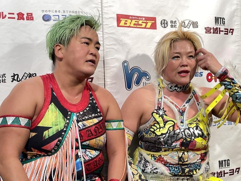 センダイガールズ】里村明衣子引退興行、バトルロイヤルのXは彩