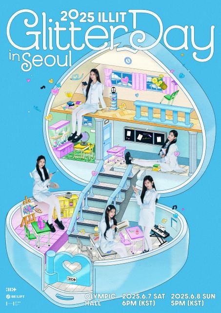 国産品 ILLIT、初のファンコンサート〈GLITTER DAY〉韓国公演のチケット タレントカード