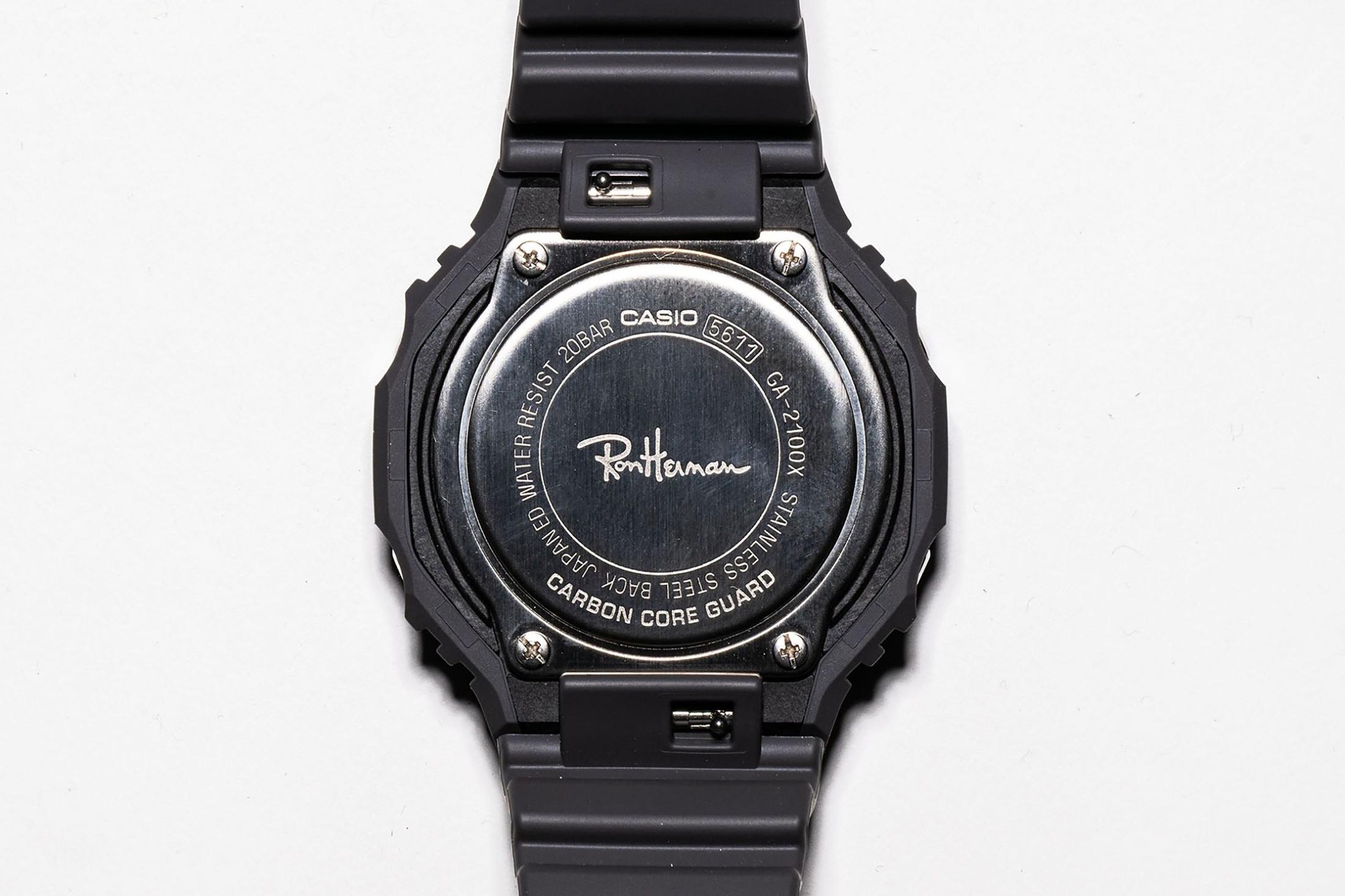 ロンハーマン限定G-SHOCK登場。「カシオーク」をグレートーンで