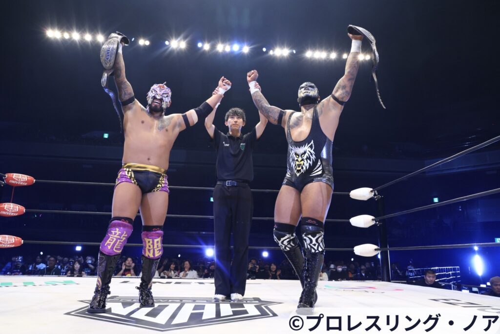 ノア】AMAKUSA＆宮脇純太、GHCジュニアタッグ王座二度目の防衛