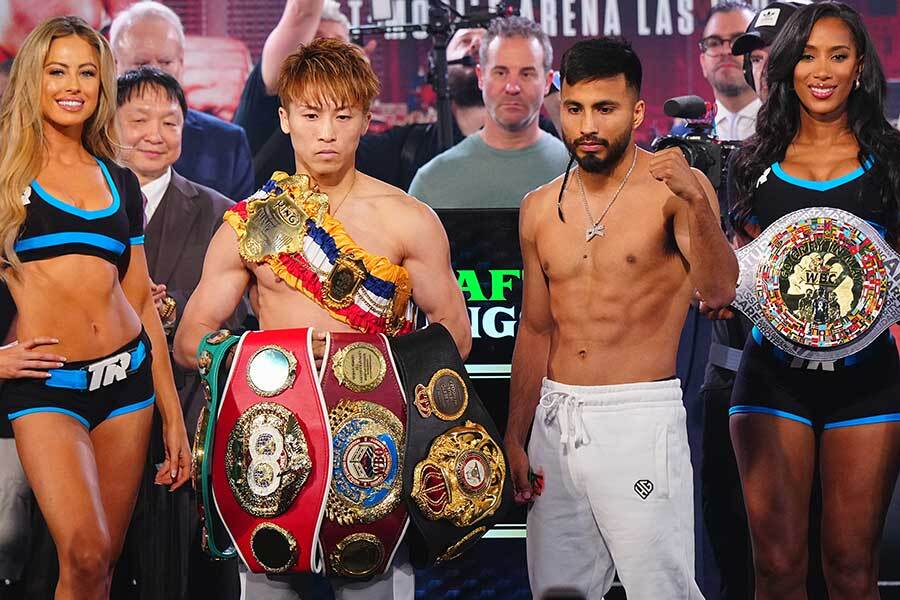 井上尚弥55.3kg、挑戦者カルデナス55.2kgで計量パス！ 遂に明日
