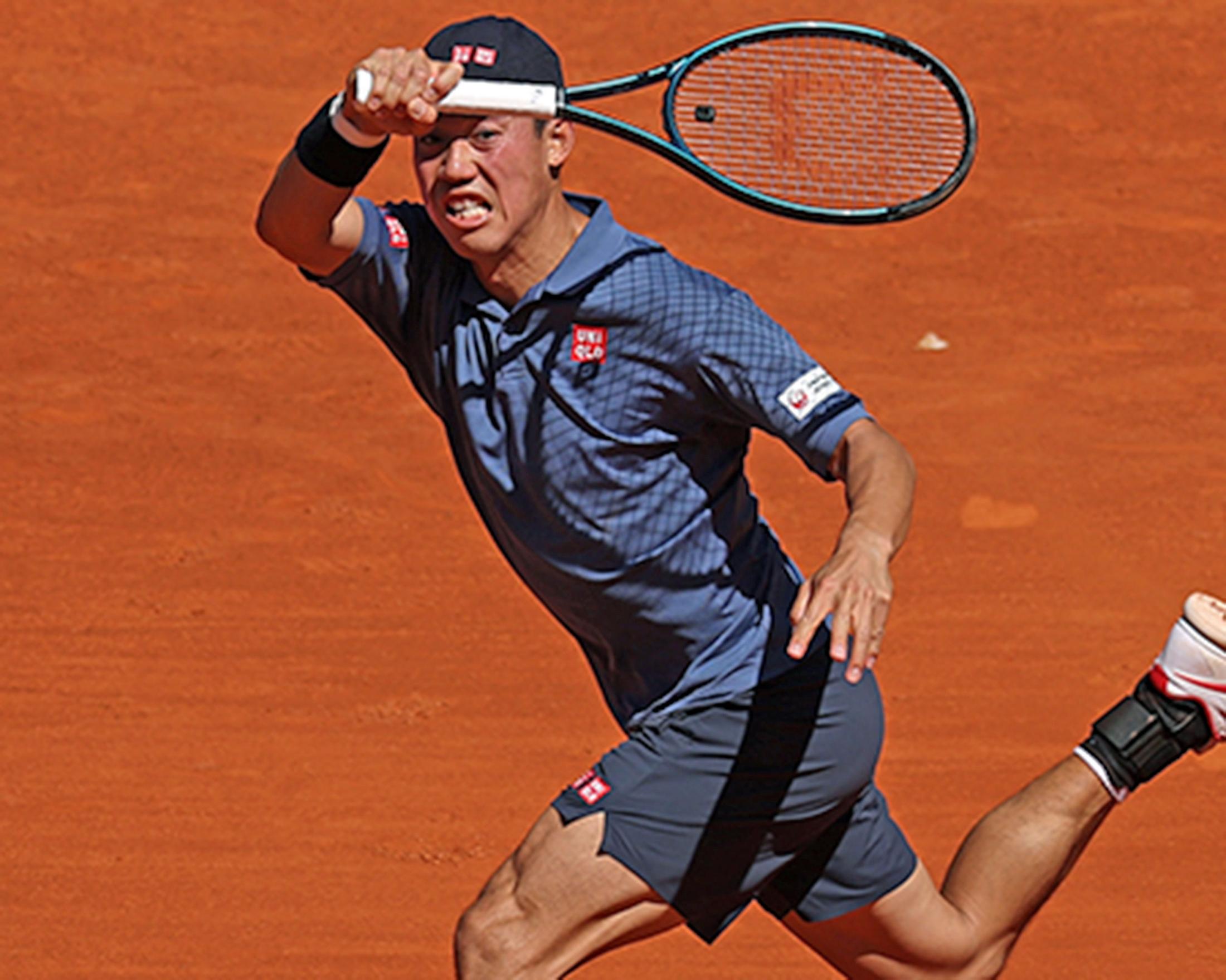 男子テニス　錦織圭　サイン入りポスター 錦織圭選手 直筆サイン入り記念フォトパネル ACE AUTHENTIC社-1