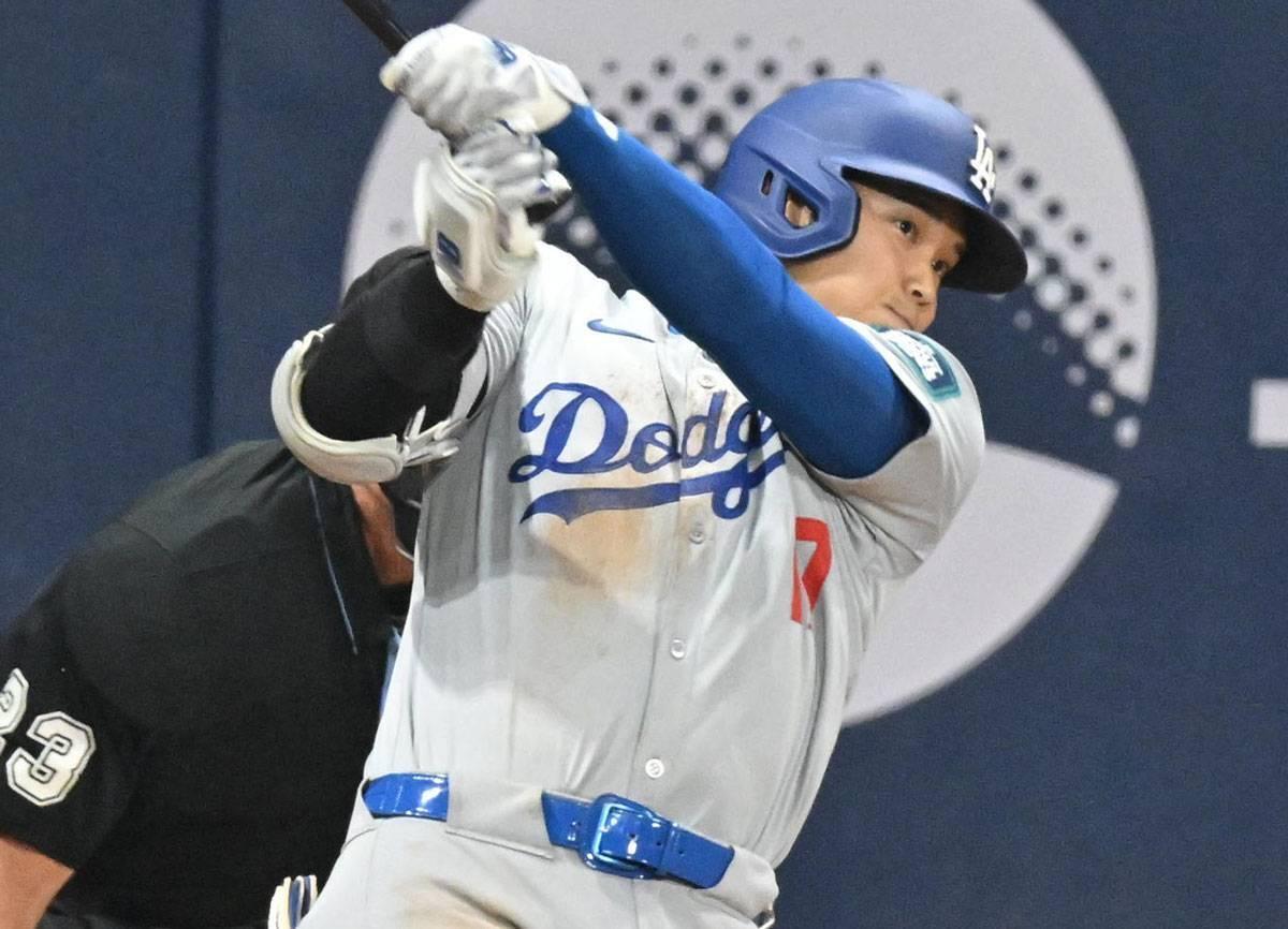 大谷翔平、伝説の地で2戦ぶり9号2ラン 今季MLB最速190キロ爆速弾