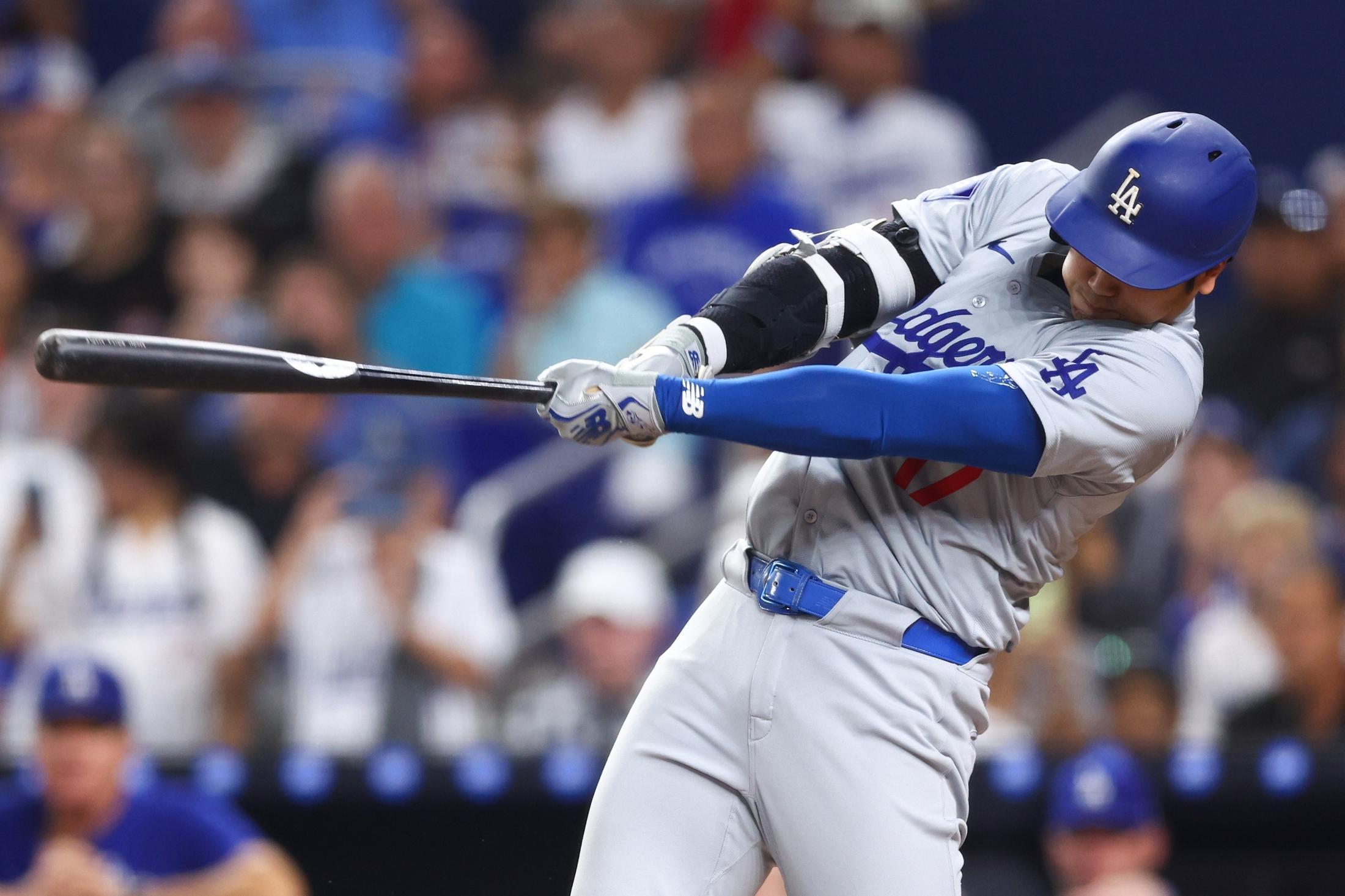 大谷翔平、特別な場所で9号“衝撃2ラン” 今季MLB最速189.7キロ