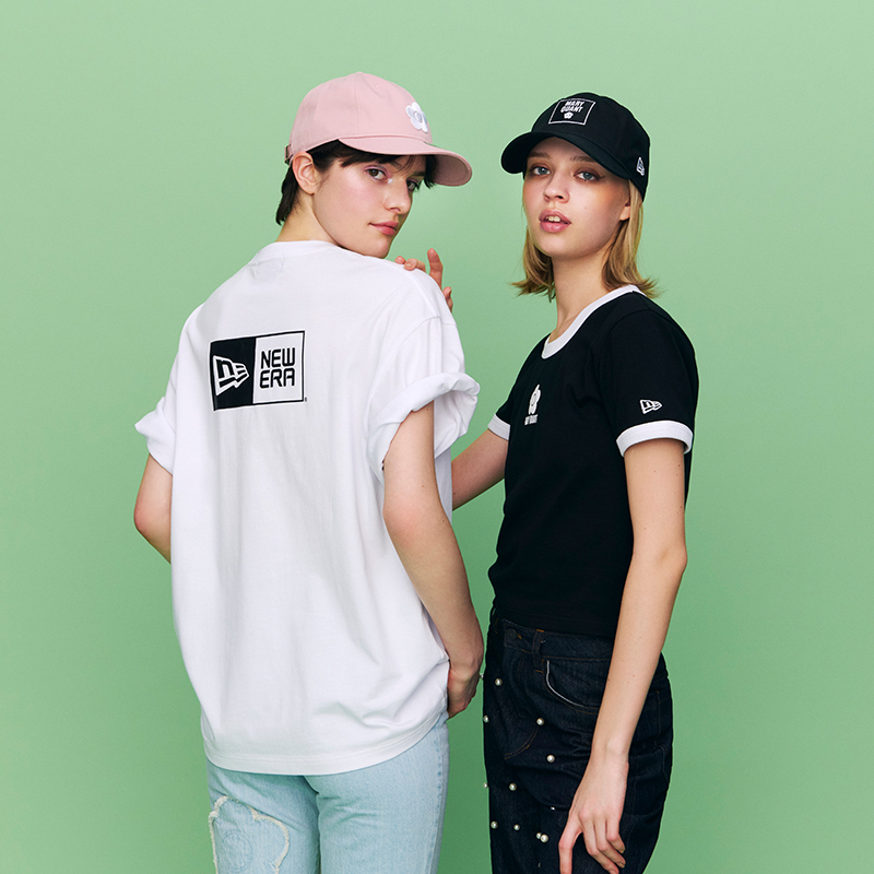 即日発送！マリークワント　ニューエラ コラボアイテム マリークワント MARY QUANT NEW ERA(R) × MARY QUANT3段ロゴ