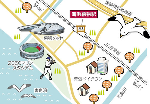 ＺＯＺＯマリンスタジアム、幕張メッセ駐車場に建て替え…現在の数百メートル北側