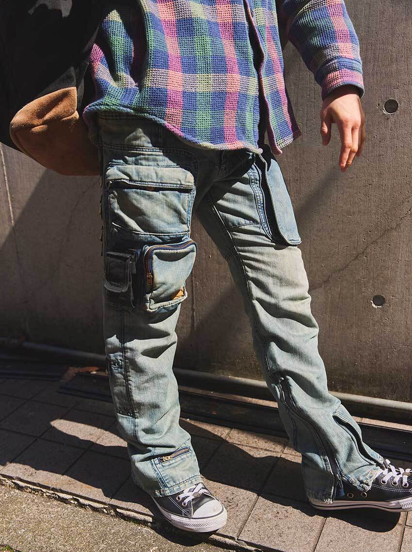 私服見せてください」那須川天心に突撃パパラッチ！古着デニム