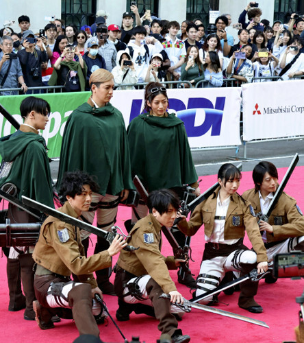 ＮＹでジャパン・パレード、よさこいや「進撃の巨人」に６万人声援…「日本がもっと好きになった」