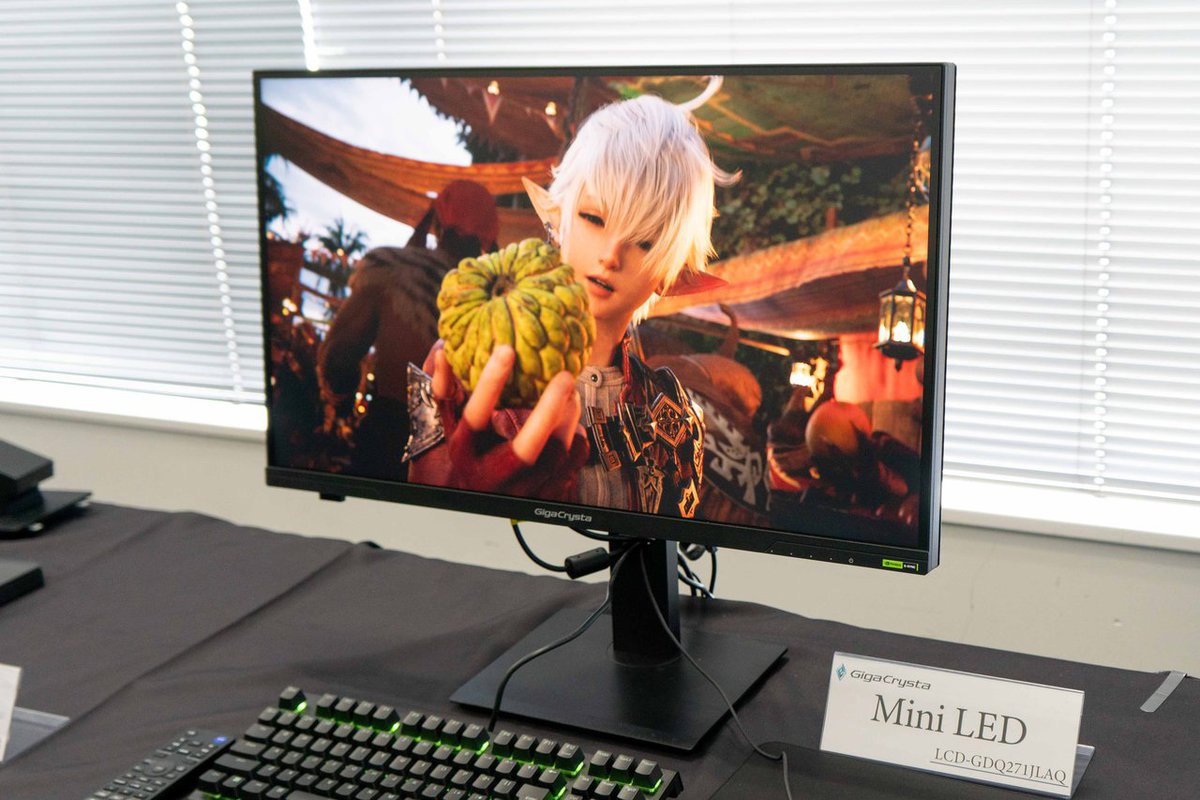 GigaCrysta MiniLED ゲーミングモニター　GDQ271JLAQ LCD-GDQ271JLAQ | Mini LED採用 200Hz＆WQHD対応広色域27型