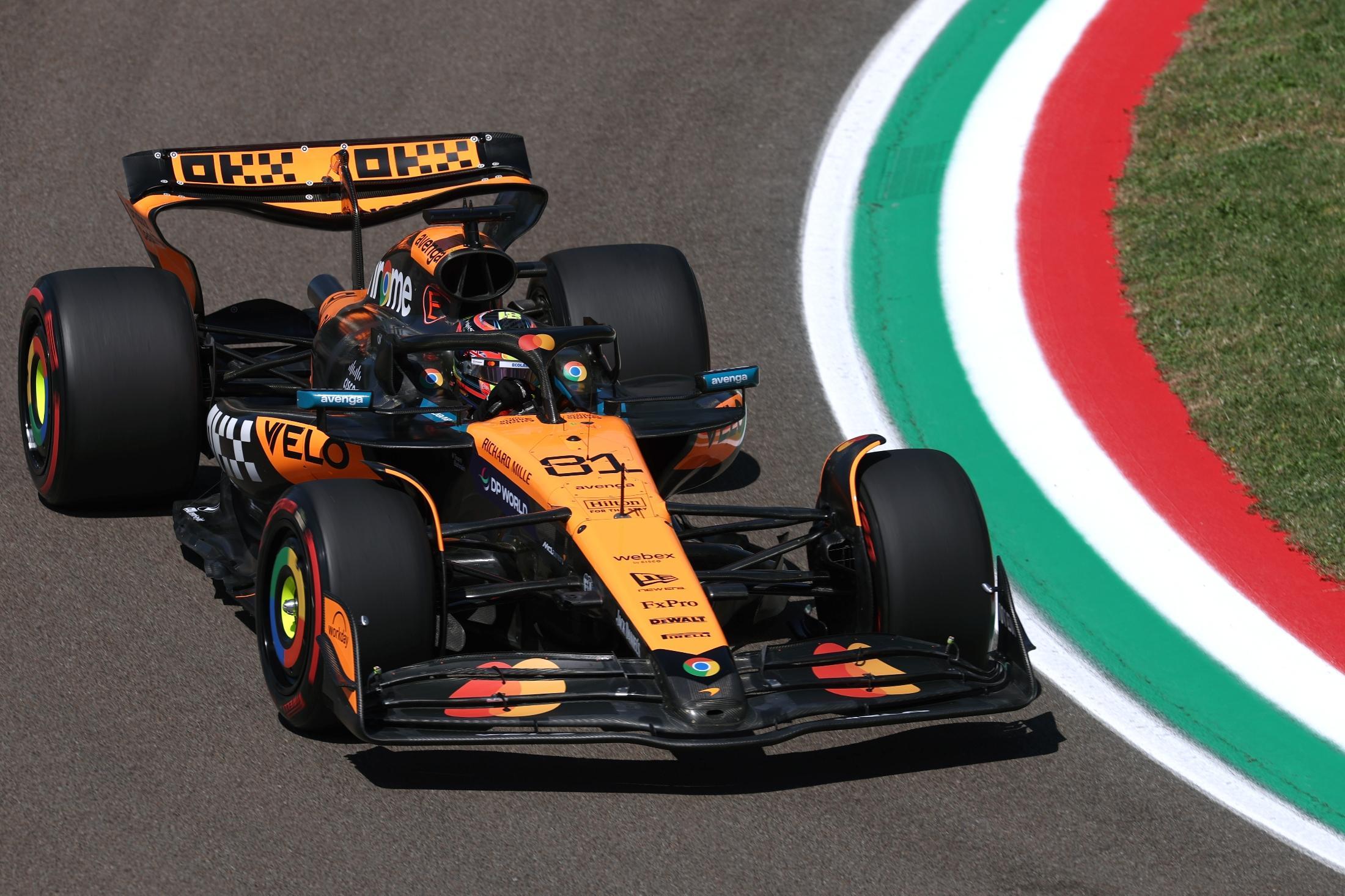 エミリア・ロマーニャGPのFP1はピアストリ最速！ノリス
