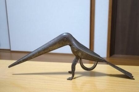 金属製 鳥の形状 アートオブジェ 庭置き物 屋外置き物 にわとり アイアン 鉄 金属 アート 動物 鳥