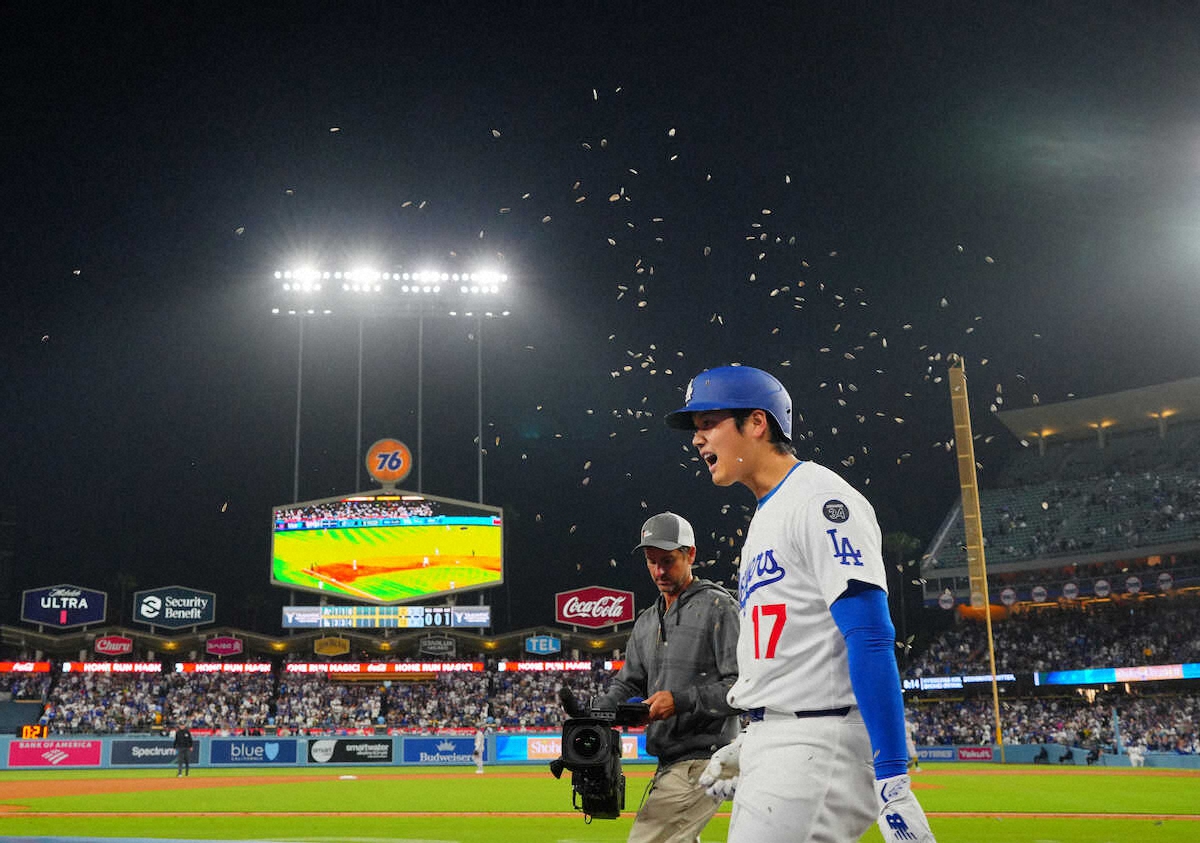 全国送料無料ギフト ドジャース・大谷 2打席連発！今季最多6打点で大勝貢献 記念グッズ