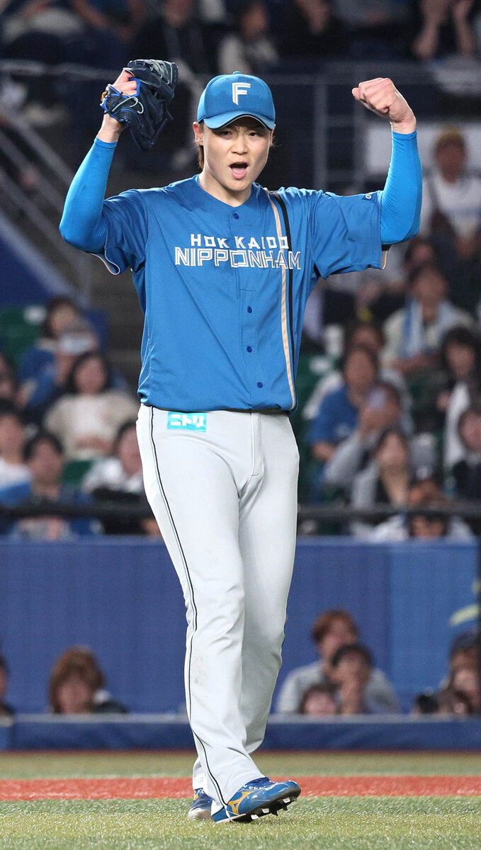 日本ハム・山崎福也8年ぶり完封 「打つ？」7点差で新庄監督の