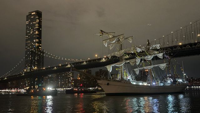 ブルックリン橋にメキシコ海軍の船が衝突…複数のけが人　米メディア