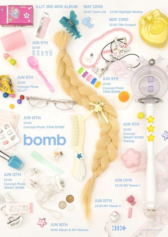 ILLIT 3rd Mini Album 'bomb'3形態セット Amazon.co.jp: アイリット ILLIT - 3rd Mini Album bomb CD (3