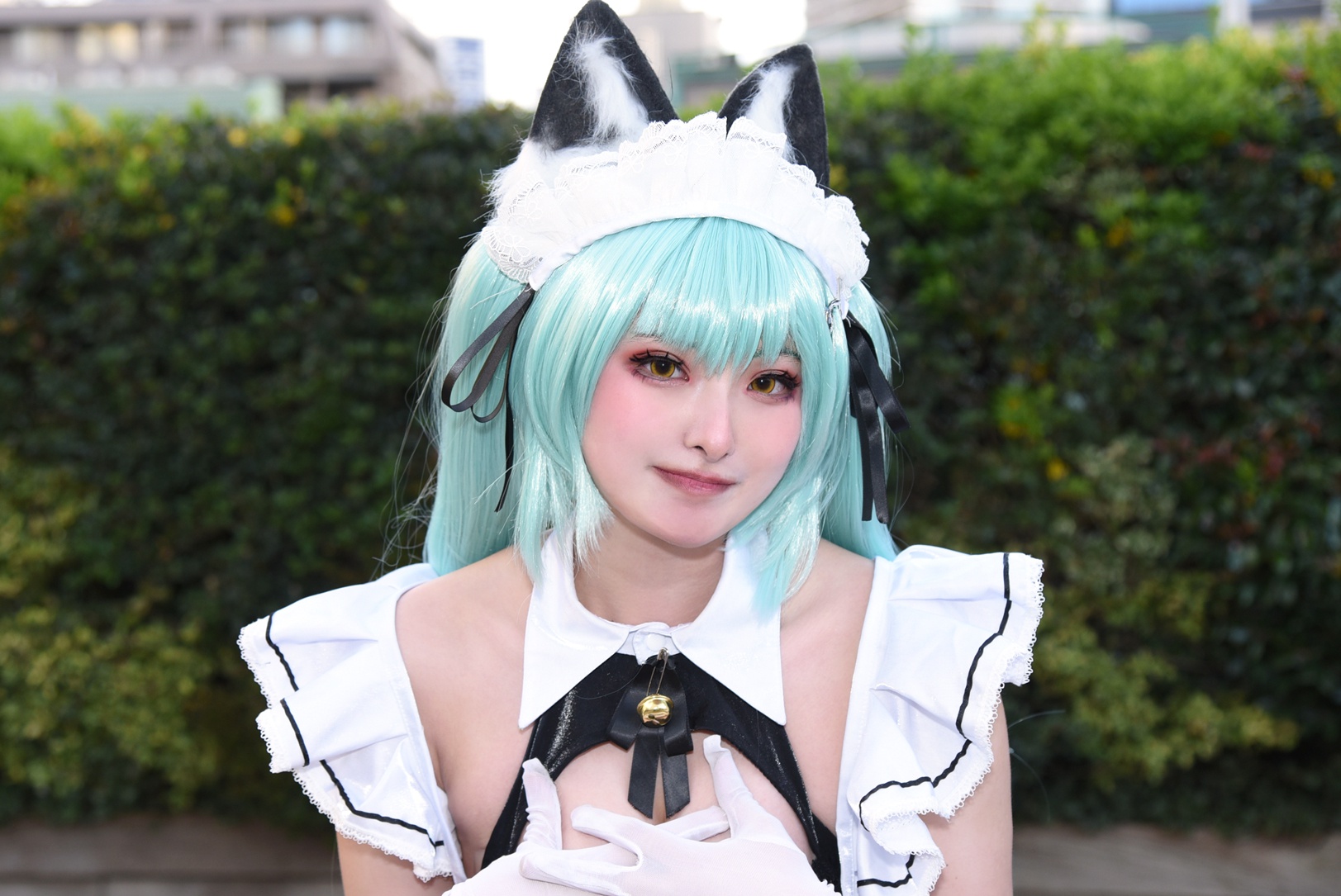 なっこ コスプレ  猫耳＆胸元を強調したメイド衣装で魅了…「勝利の女神：NIKKE」コスプレ「恥ずかしさのにじみ出る表情を意識」＜acosta!＞（WEBザテレビジョン）  - Yahoo!ニュース