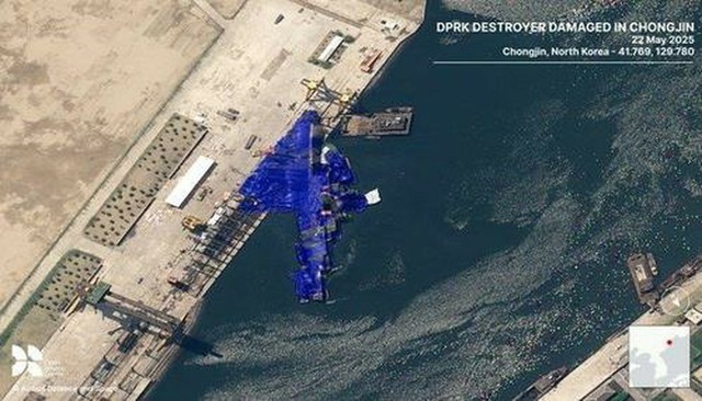 駆逐艦の進水事故「深刻ではない」　ミサイル発射には触れず＝北朝鮮