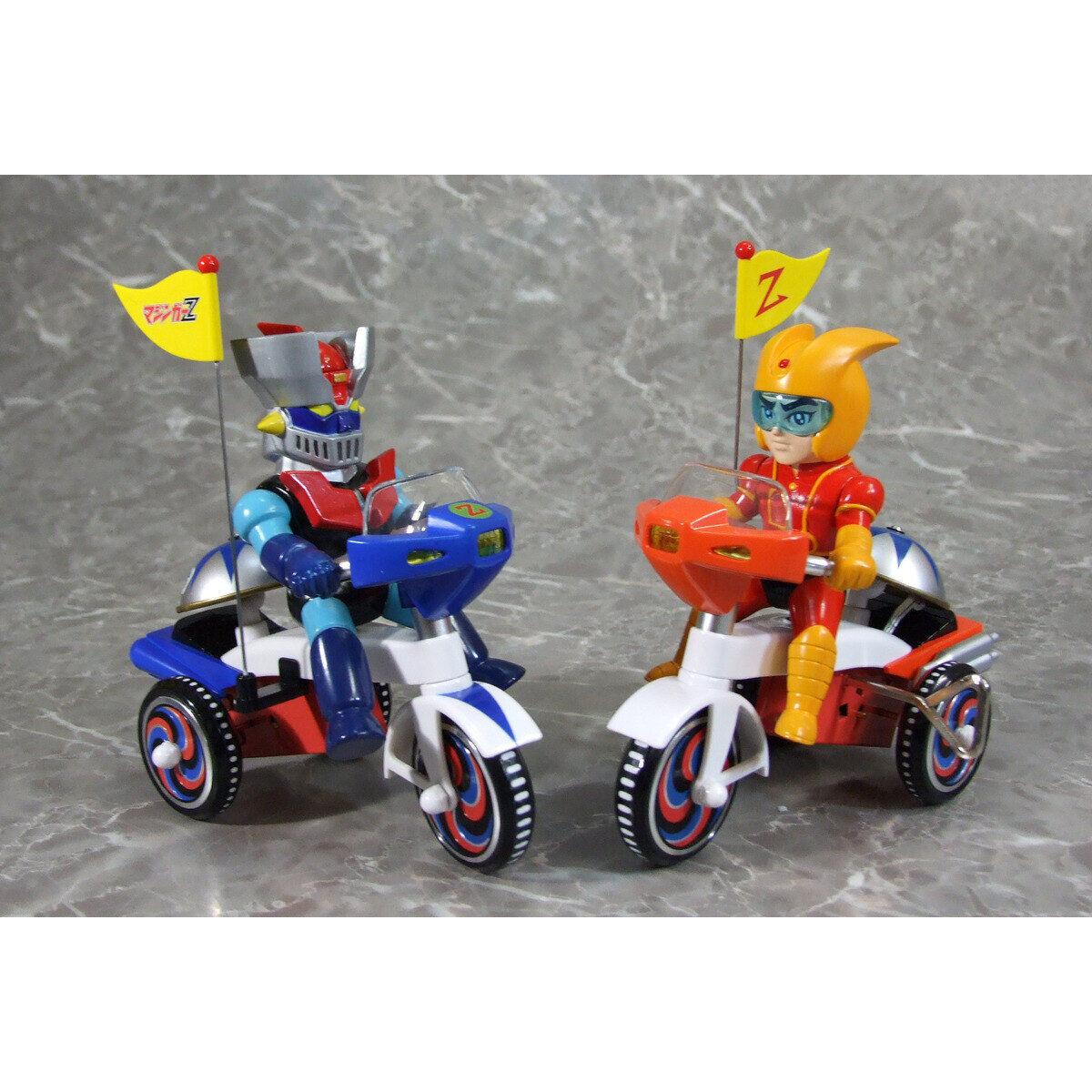 マジンガーZ＞70年代をイメージ レトロな玩具 ゼンマイ式三輪車