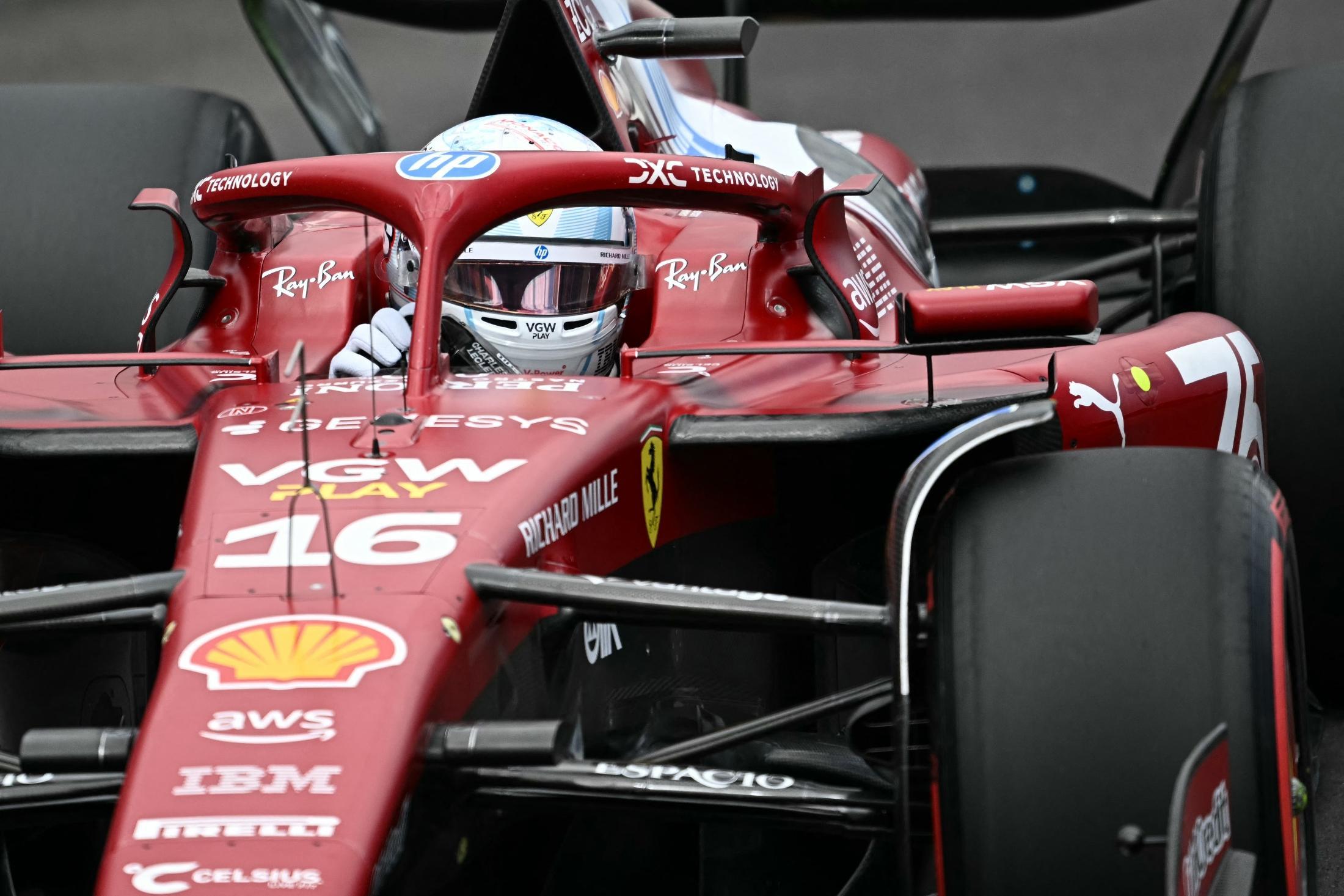 F1 シャルル ルクレール 2025 モナコGP CAP ④ スクーデリア フェラーリ 2025 チーム シャルル ルクレール