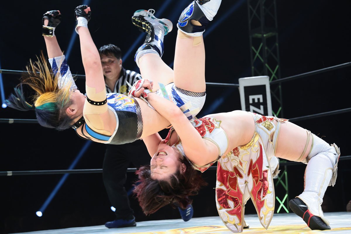 マリーゴールド】林下詩美がMIRAIとの激戦制しワールド王座V3