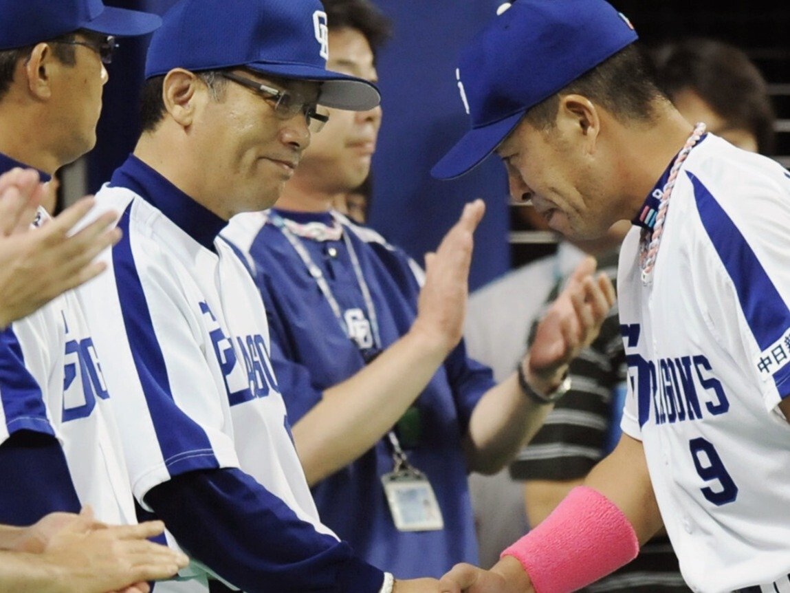 M-L】井上一樹 黄金期 ビジター ユニフォーム 中日ドラゴンズ