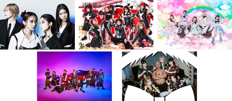TIF」にWACK所属のExWHYZ、ASP、KiSS KiSS、GANG PARADE、豆柴の