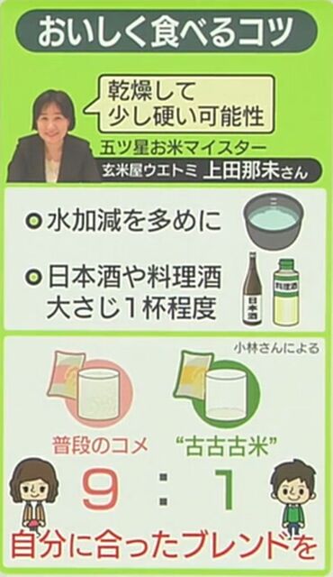「古古古米」の味は…“未知の領域”? 「古米臭」気になる場合の炊き方 五つ星マイスターに聞く、備蓄米をおいしく食べるには 「古古古米」の味は…“未知の領域”? 「古米臭」気になる場合の炊き方 五つ星マイスターに聞く、備蓄米をおいしく食べるには